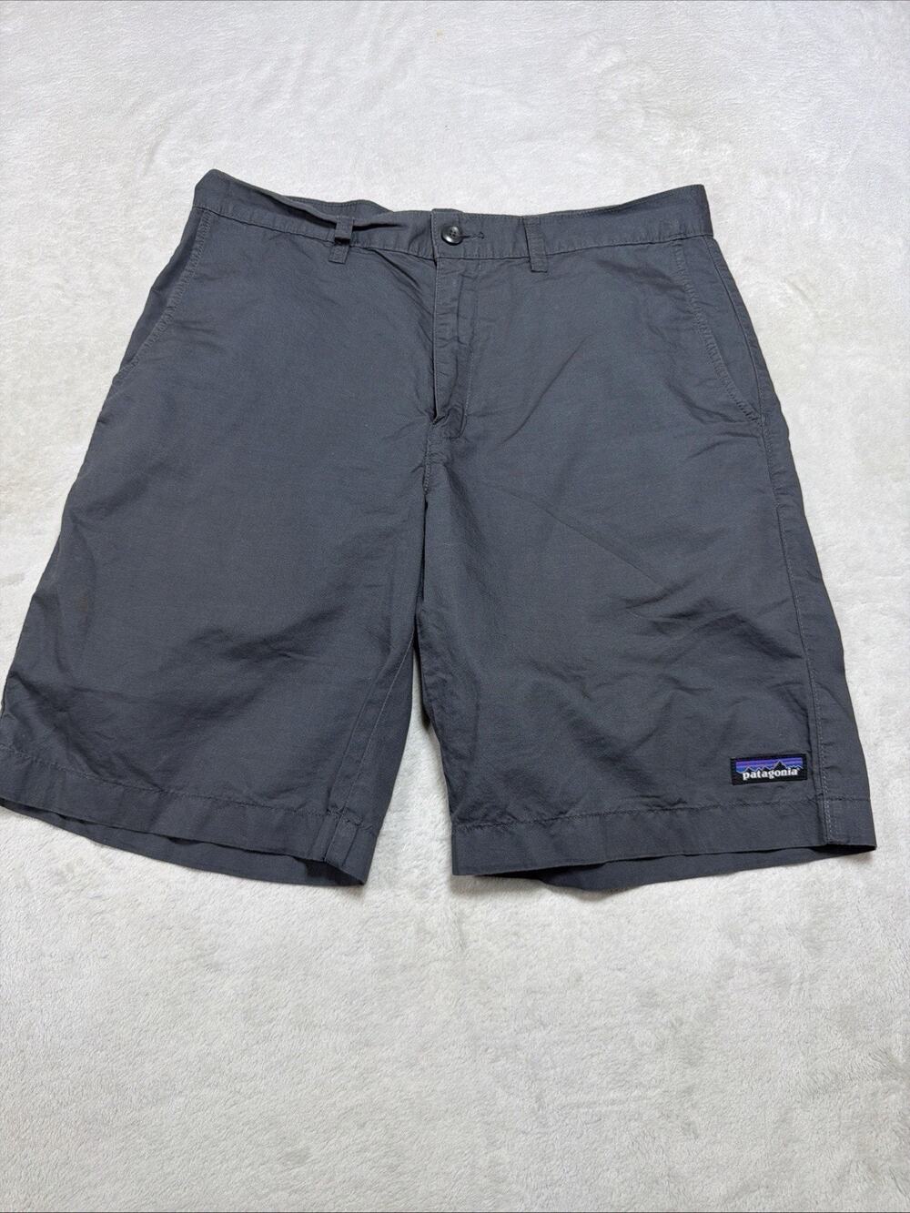Patagonia All-Wear Hemp Shorts 8in Forge Grey Gorpcore Outdoor Chino Sz 32 SP21